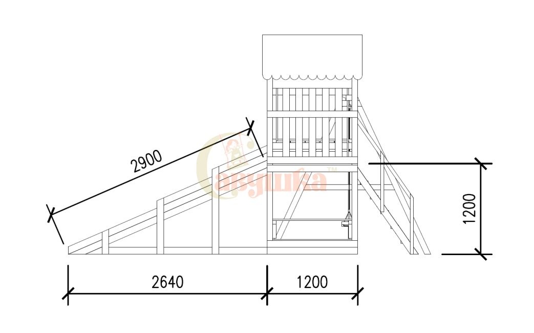 Детская площадка Савушка Мастер 1 - 4 сезона